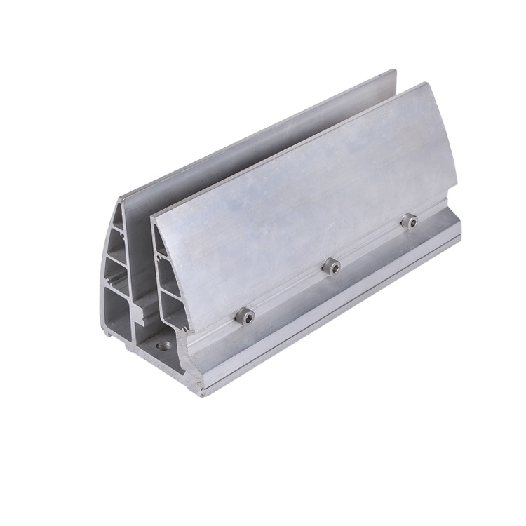 CNC Cutting Aluminum Support for Glass Balcony